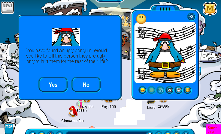 funny penguins. snipapps for funny penguin